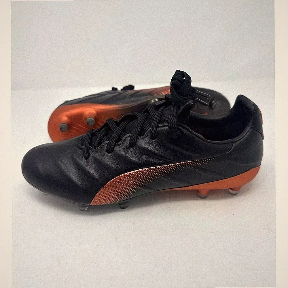 Puma King Platinum 21 FG AG Men 7/ Women 8 Black Soccer Cleats Men’s 106478-04