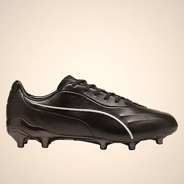 PUMA King Platinum Firm GroundArtifical Ground Soccer Cleats Mens Black Sneakers