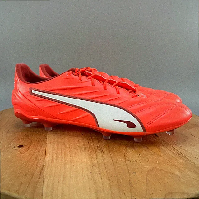 Puma King Pro FG/AG Men's Size 13 Soccer Cleats K-Better Glowing Red 108308-01