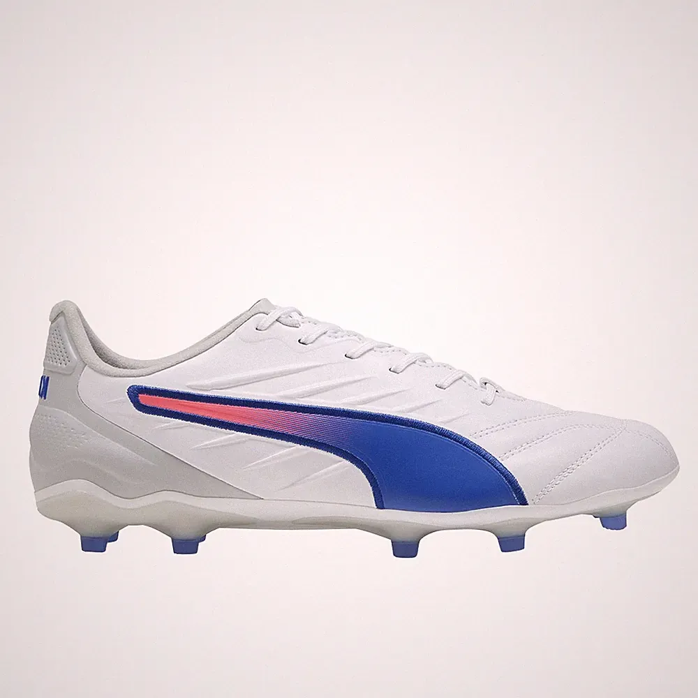 PUMA King Pro Soccer Cleats Mens White Sneakers Athletic Shoes 10786202