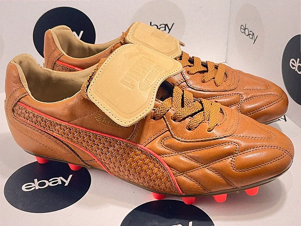 Puma King Top FG Soccer Cleats Made in Italy 'Natural Pack Brown' 103813-01 Sz 7