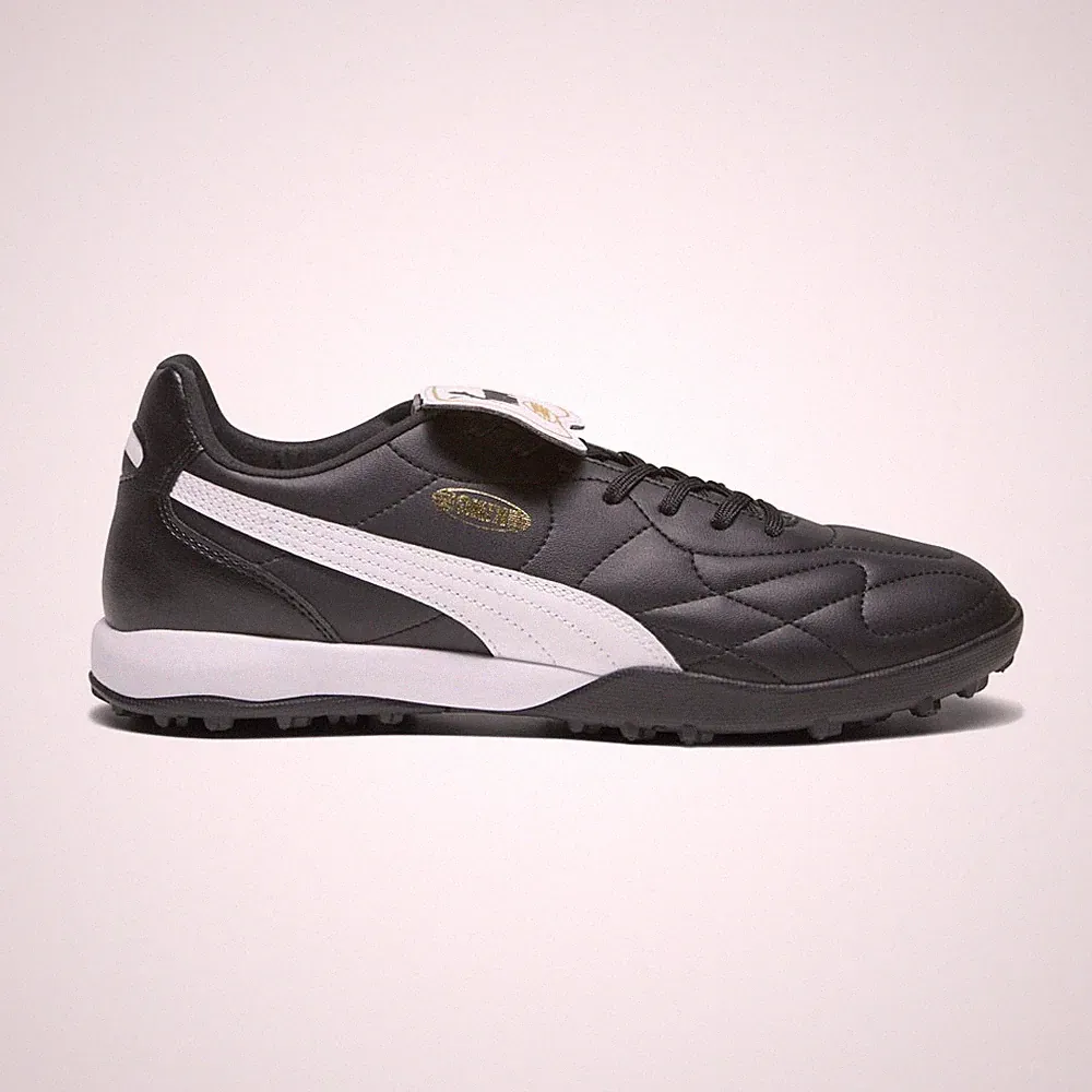 PUMA King Top Turf Soccer Mens Black Sneakers Athletic Shoes 10741701