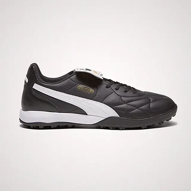 PUMA King Top Turf Soccer Mens Black Sneakers Athletic Shoes 10741701
