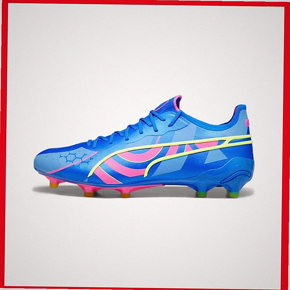 Puma King Ultimate Energy Firm Ground Soccer Cleats 107553-01 Mens Size 10.5