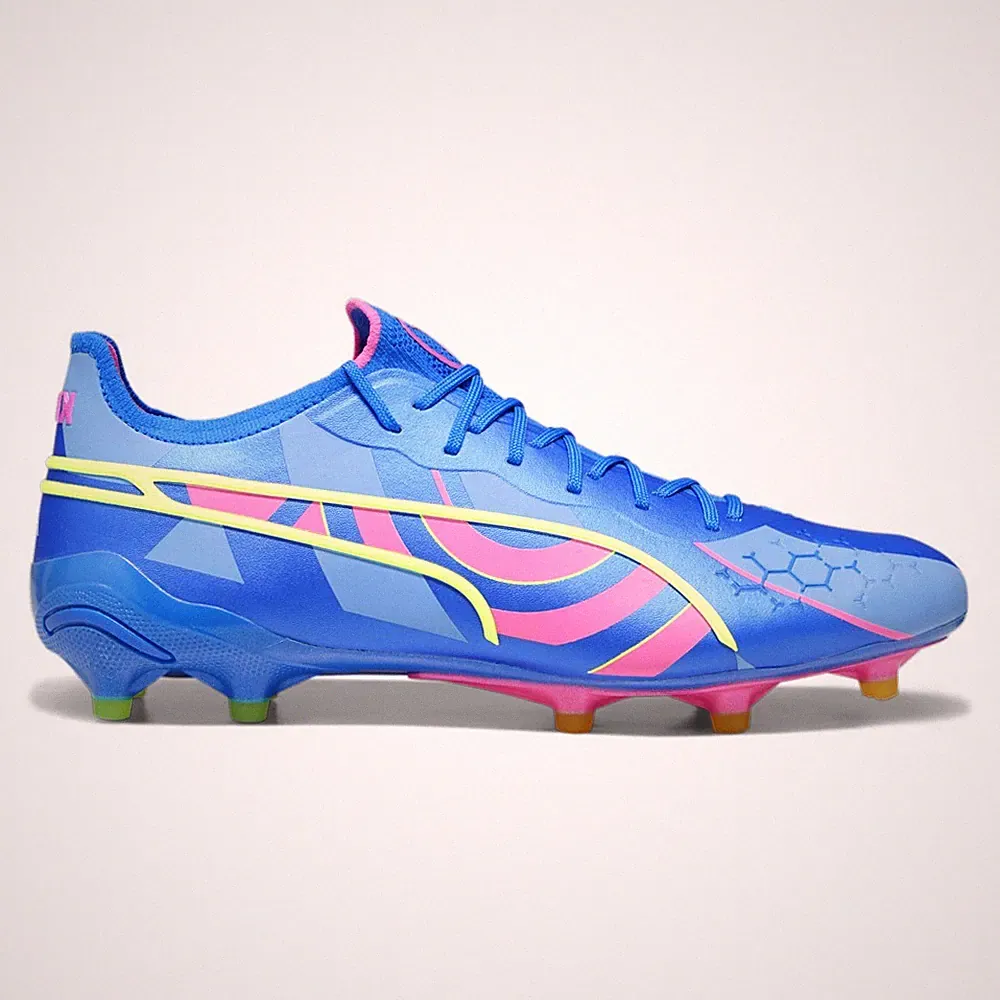 PUMA King Ultimate Energy Firm GroundArtifical Ground Soccer Cleats Mens Blue Sn