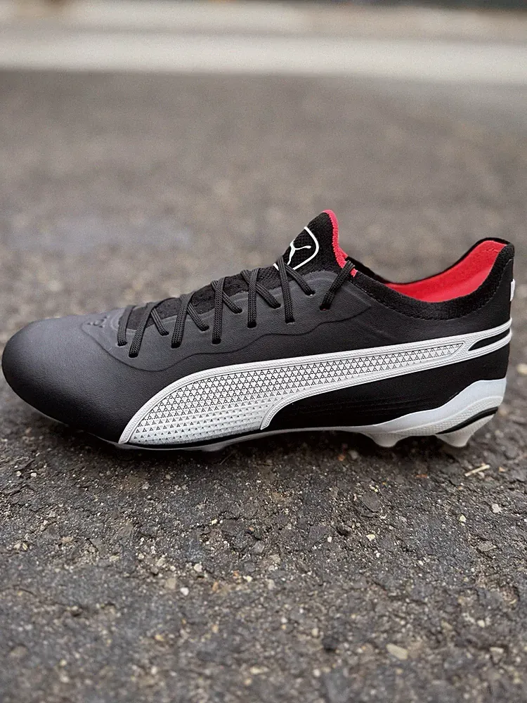 Puma King Ultimate FG/AG Men’s Leather Soccer Cleats Black 107563-01