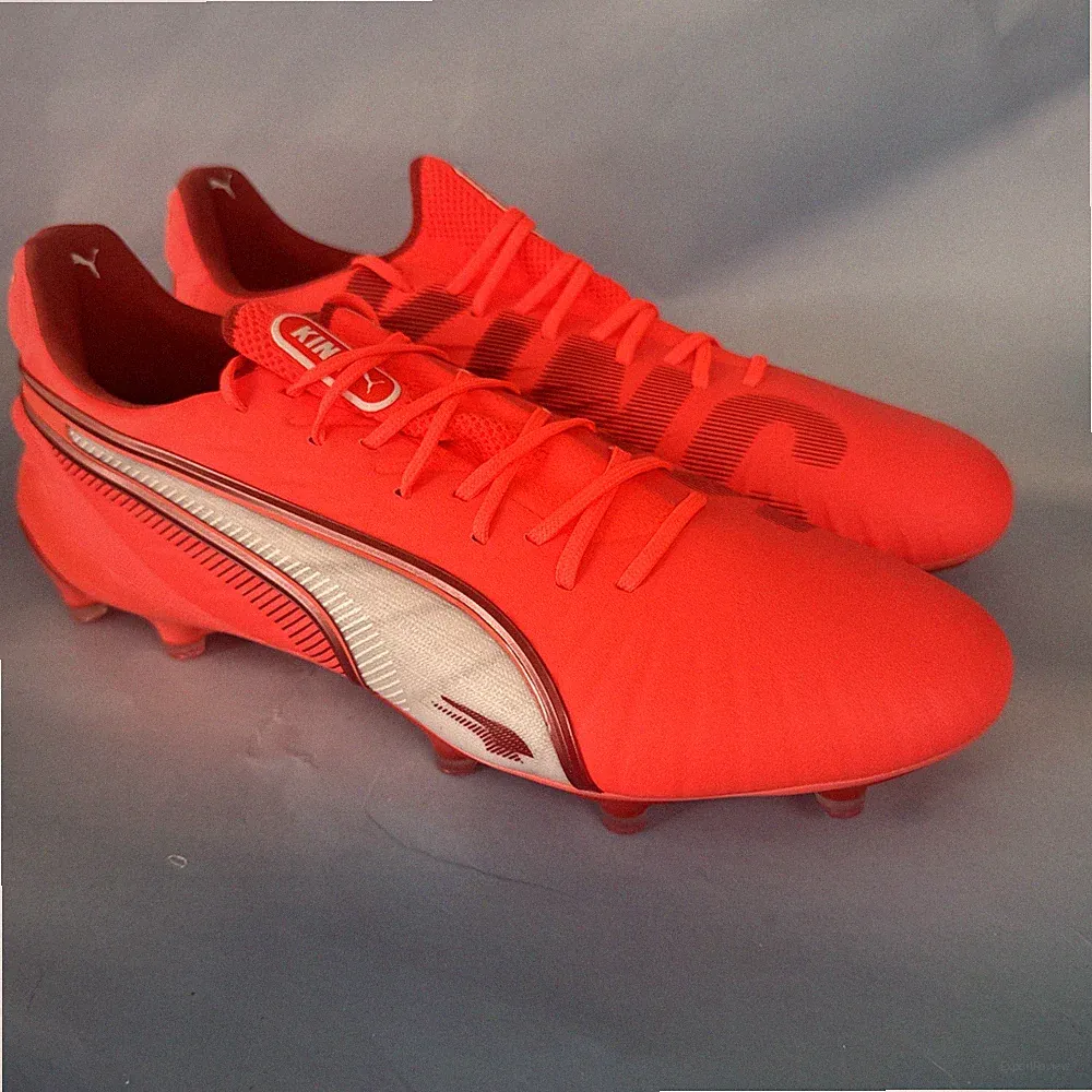PUMA King Ultimate FG AG Soccer Cleats Womens Size 9.5 Fire Red