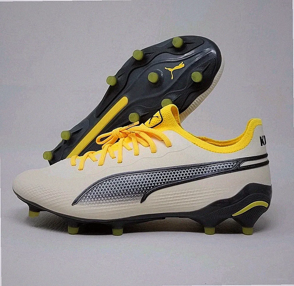 Puma King Ultimate FG/AG Women's Size 7 Off White Soccer Cleats 107565-03 New