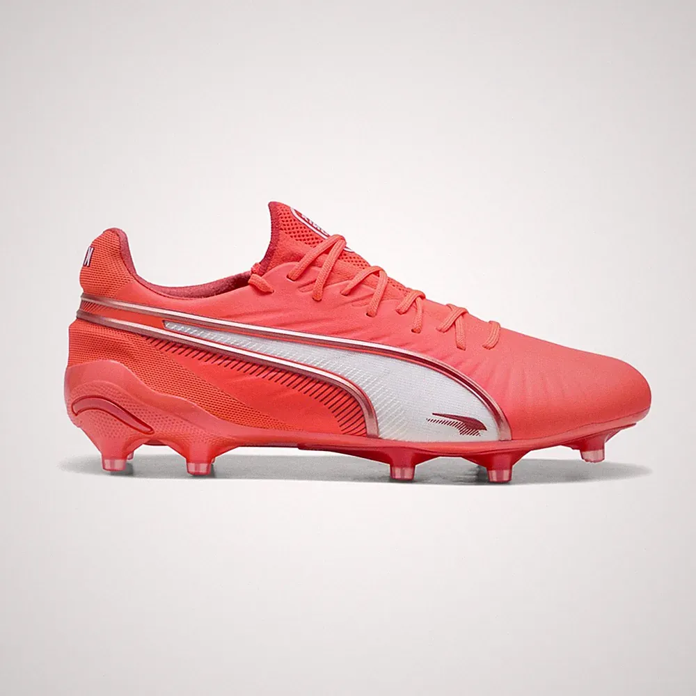 PUMA King Ultimate Firm GroundArtificial Ground Soccer Cleats Womens Red Sneaker