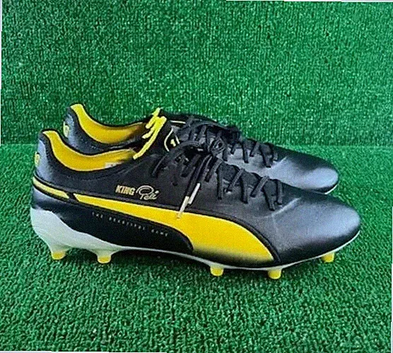 Puma King Ultimate Pele FG/AG Soccer Cleats Shoes 107825-01 Men's Size 11 + BAG