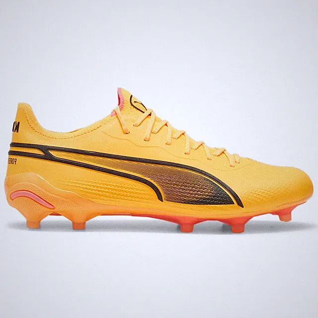 PUMA King Ultimate Soccer Cleats Mens Orange Sneakers Athletic Shoes 10756308