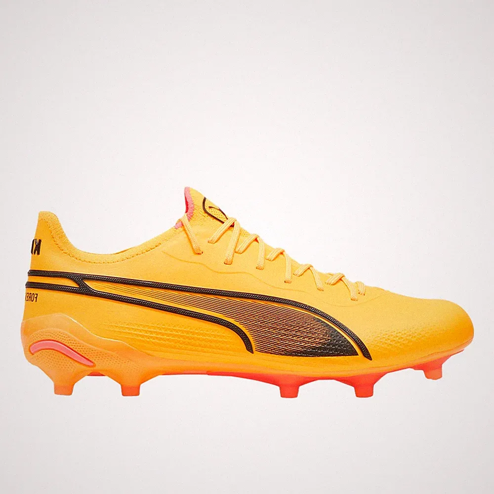 PUMA King Ultimate Soccer Cleats Mens Orange Sneakers Athletic Shoes 10756308