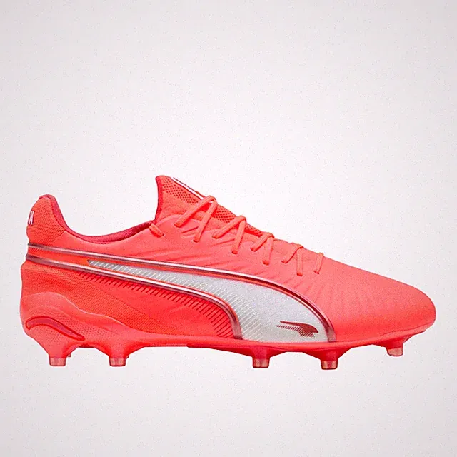 PUMA King Ultimate Soccer Cleats Mens Red Sneakers Athletic Shoes 10830301