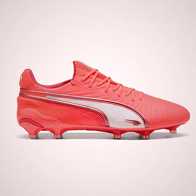 PUMA King Ultimate Soccer Cleats Mens Red Sneakers Athletic Shoes 10830301
