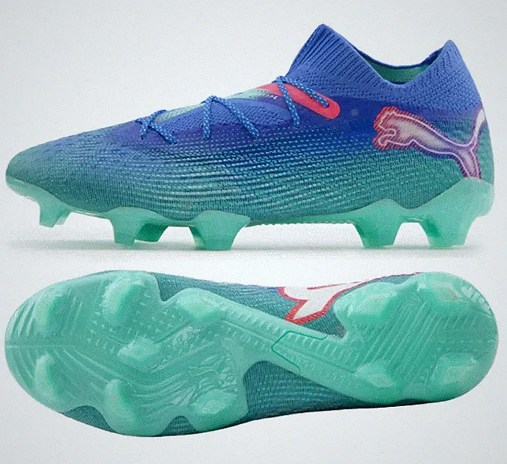 PUMA Men Future 7 Ultimate FG/AG Cleats Blue Soccer Football GYM 10791601 $220
