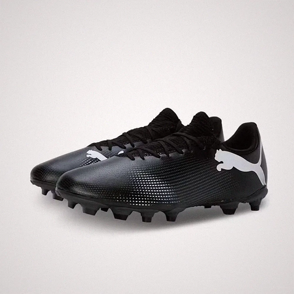 Puma Men's Future 7 Play Firm/Artificial Ground Soccer Cleats Size 10.5 Black