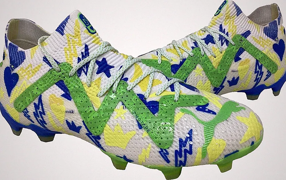 Puma Men's Future Ultimate Fg/Ag Lace Up Soccer Cleats Wht/Multi Size:11 182J
