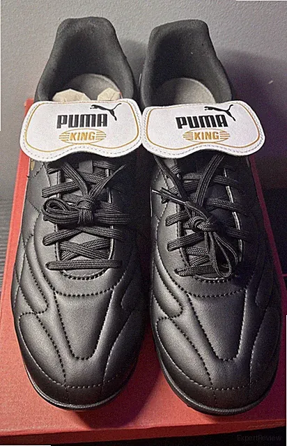 PUMA Men’s King Top Turf Trainer Soccer Cleats - Black - Size 11.5