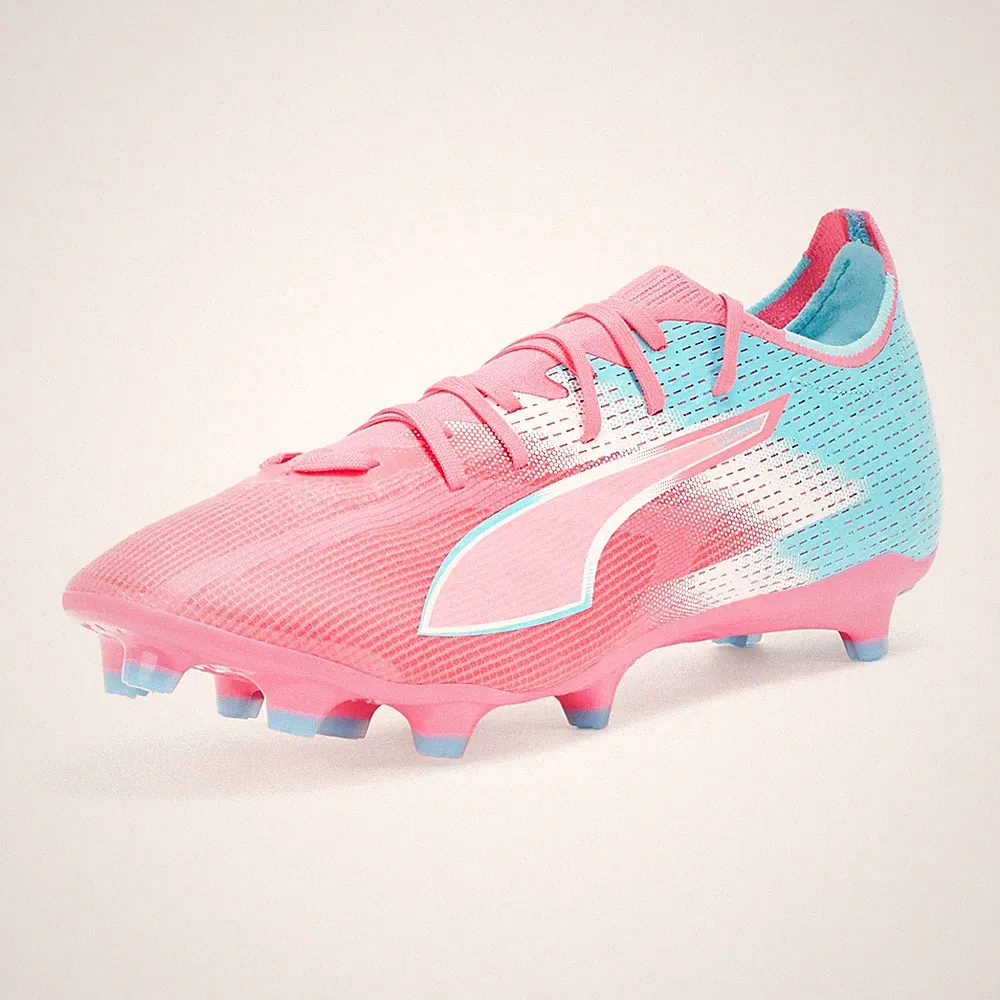 PUMA Men's Ultra Match Firm, Artificial,Ground Soccer Cleats, Hero Blue-Sunset