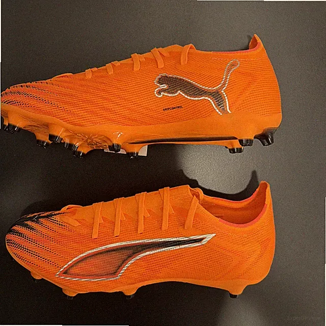 PUMA Men ULTRA 6 Match FG AG Cleats Orange Soccer Football Boot Spike 10851403