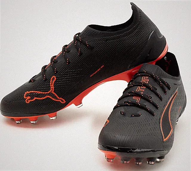 PUMA Men ULTRA 6 Ultimate AG Cleats Black Soccer Football Boot Spike 10899602