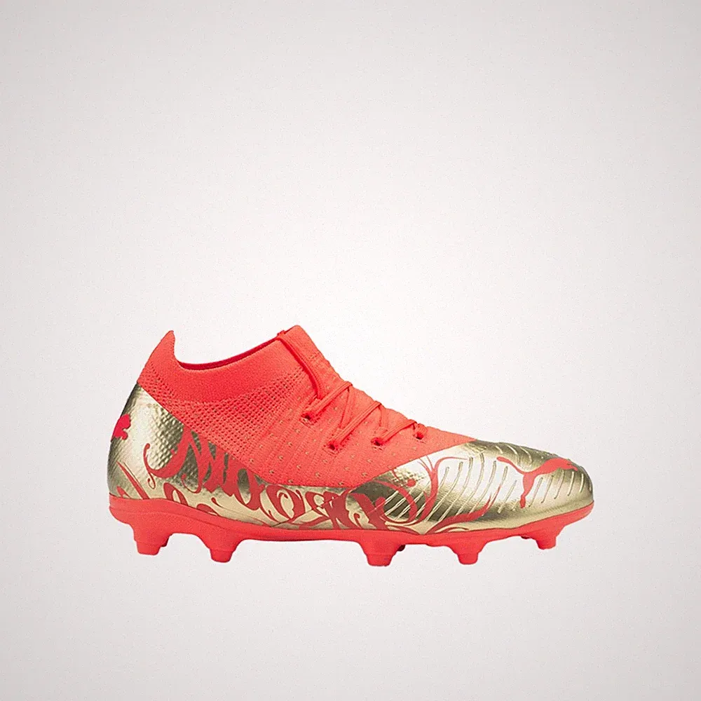 PUMA Njr Future 3.4 Firm GroundArtificial Ground Soccer Cleats Youth Boys Size 1