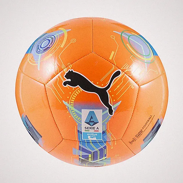 PUMA Orbita Serie A Logo Soccer Ball Mens Size 5 08464102