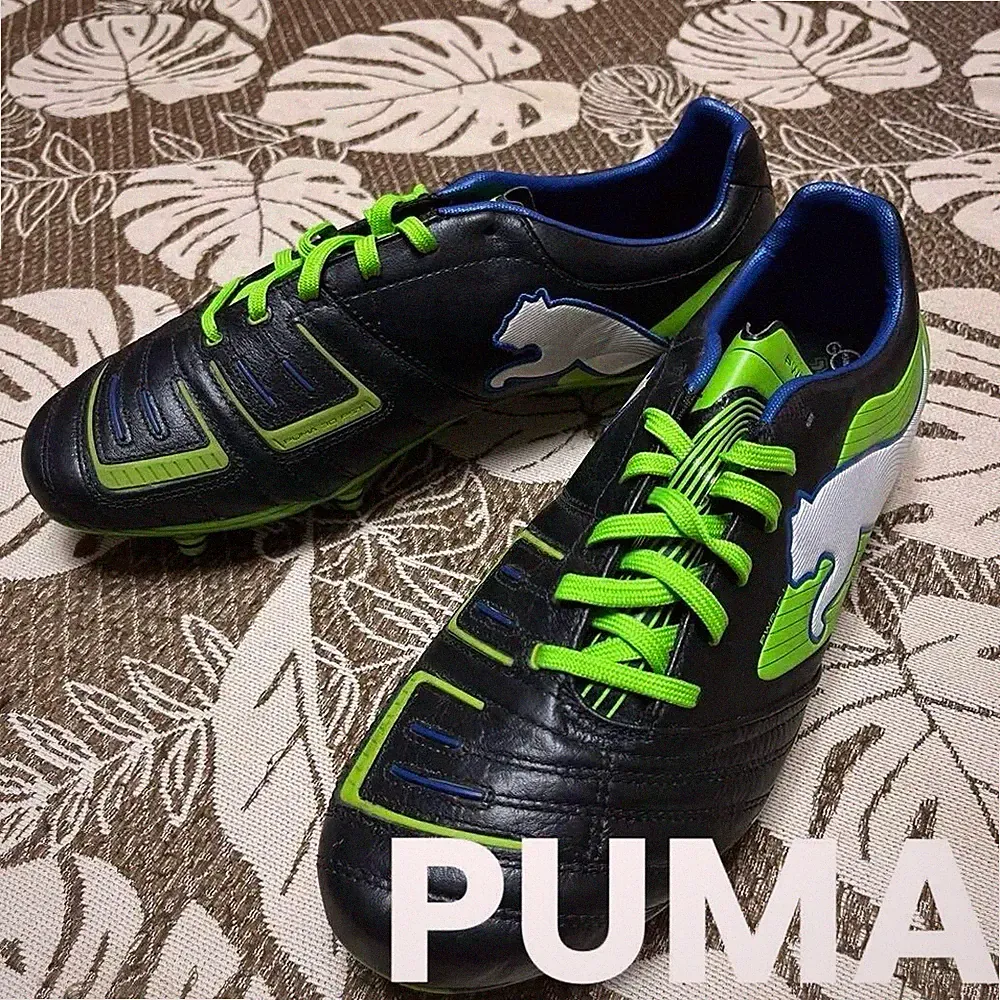 PUMA Power Cat 1 SG US 10.5 Black 102779 01 Soccer Football Cleats 2013 model