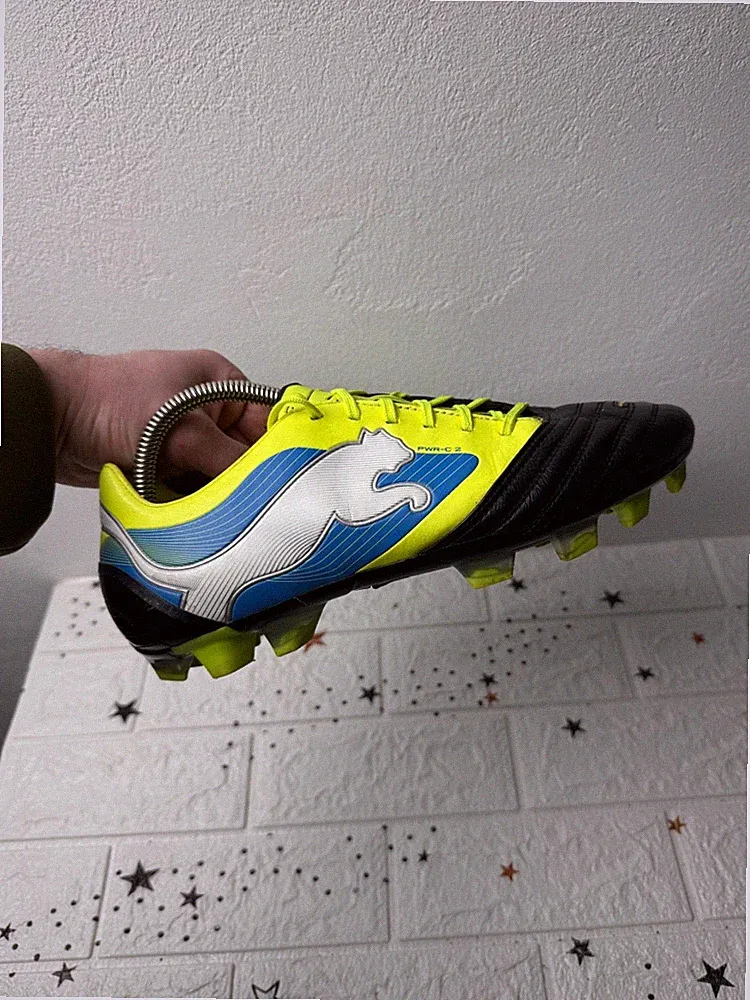 PUMA POWER CAT FG Elite US9.5 UK8.5 EUR42 Cleats Boots Leather Soccer Football
