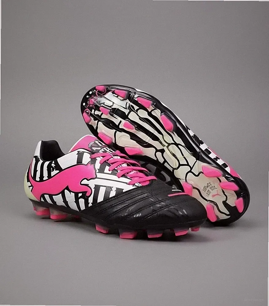 Puma PowerCat 1 Graphic FG “Dia del Futbol” Mens Soccer Cleats Size 9.5 Rare