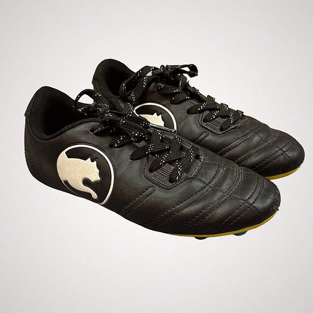 Puma ProCat Pitch Soccer Cleats Shoes Black Toddler Little Kid Size 13