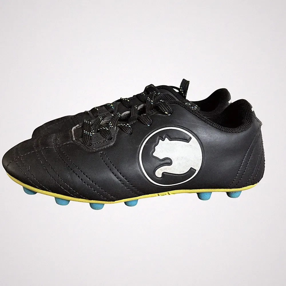 Puma Procat Speed Force Kids 1 Soccer Cleats Black Yellow Blue