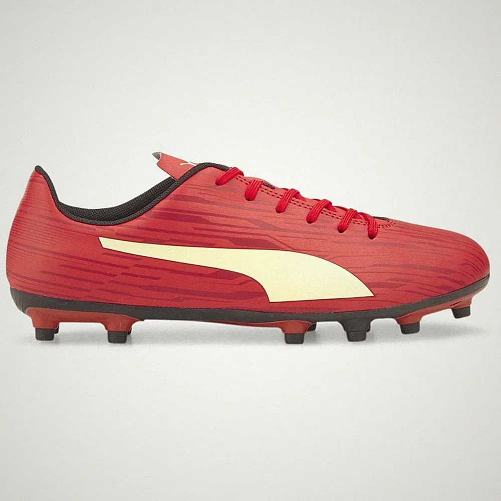 PUMA Rapido Iii Soccer Cleats Mens Red Sneakers Athletic Shoes 10657207