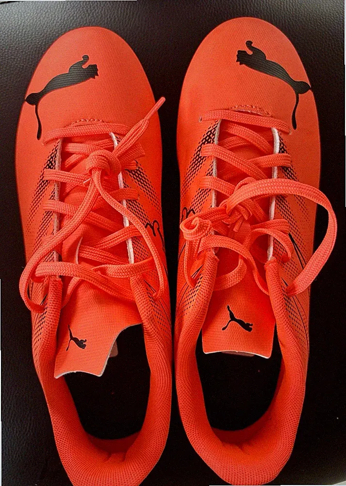 Puma Soccer Cleats Men’s Size 8 Bright Orange FG Firm Ground New Without Box