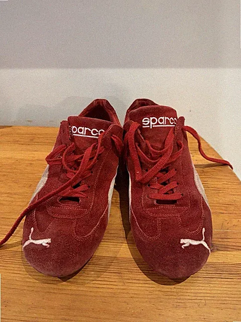Puma Speedcat OG X Sparco Driving Shoes Men’s US 10 Red Sneakers Racing Drive