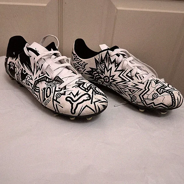 Puma Tacto Ii X Cp10 Firm GroundArtificial Ground Soccer Cleats Size 4 107500-4