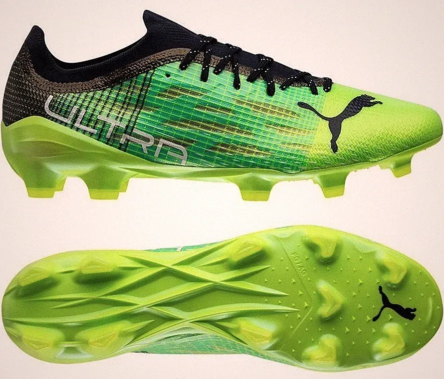 Puma Ultra 1.3 FG AG Soccer Cleats Shoes Green 106477-04 Mens Size 7