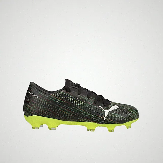 PUMA Ultra 2.2 Soccer Cleats Boys Black Sneakers Athletic Shoes 106359-02
