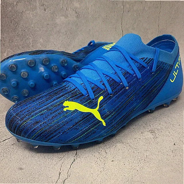 Puma Ultra 3.2 FG AG Blue Blast Soccer Cleats Shoes 106300-01 Mens Sz 9 M