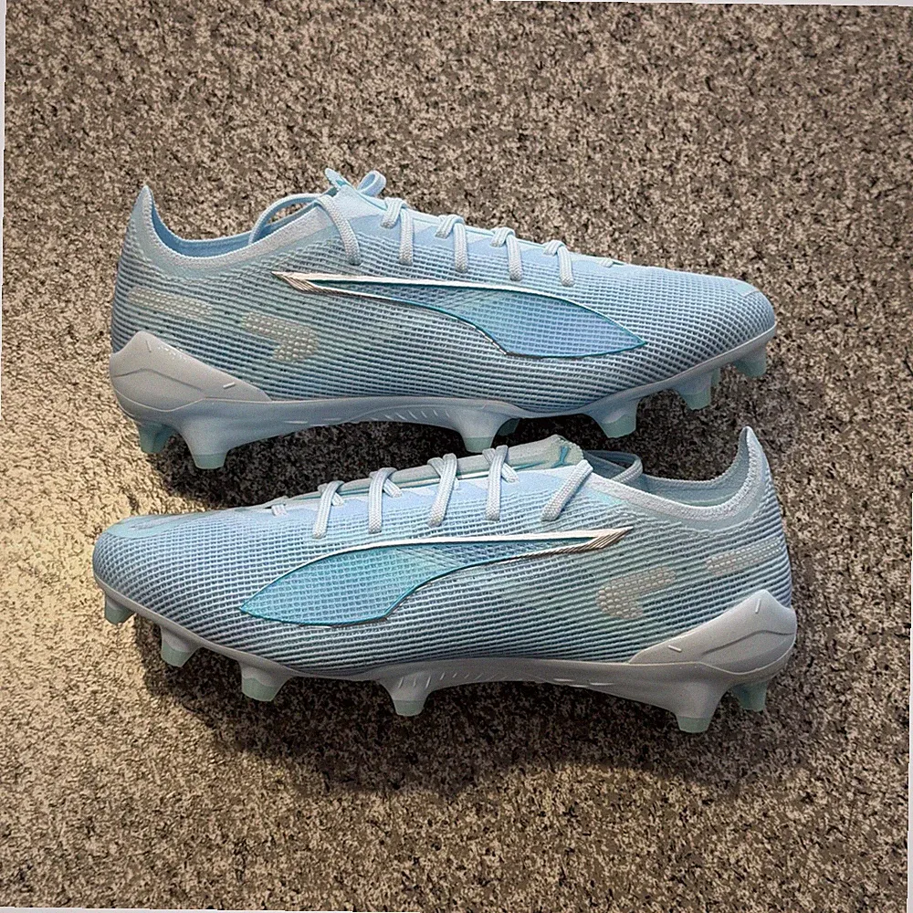 Puma Ultra 5 Firm Ground Soccer Cleats Womens 9 Ultimate Light Icy Blue 108639