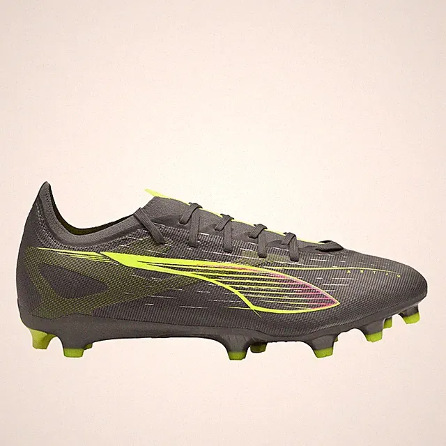 PUMA Ultra 5 Match Firm GroundArtifical Ground Soccer Cleats Mens Silver Sneaker