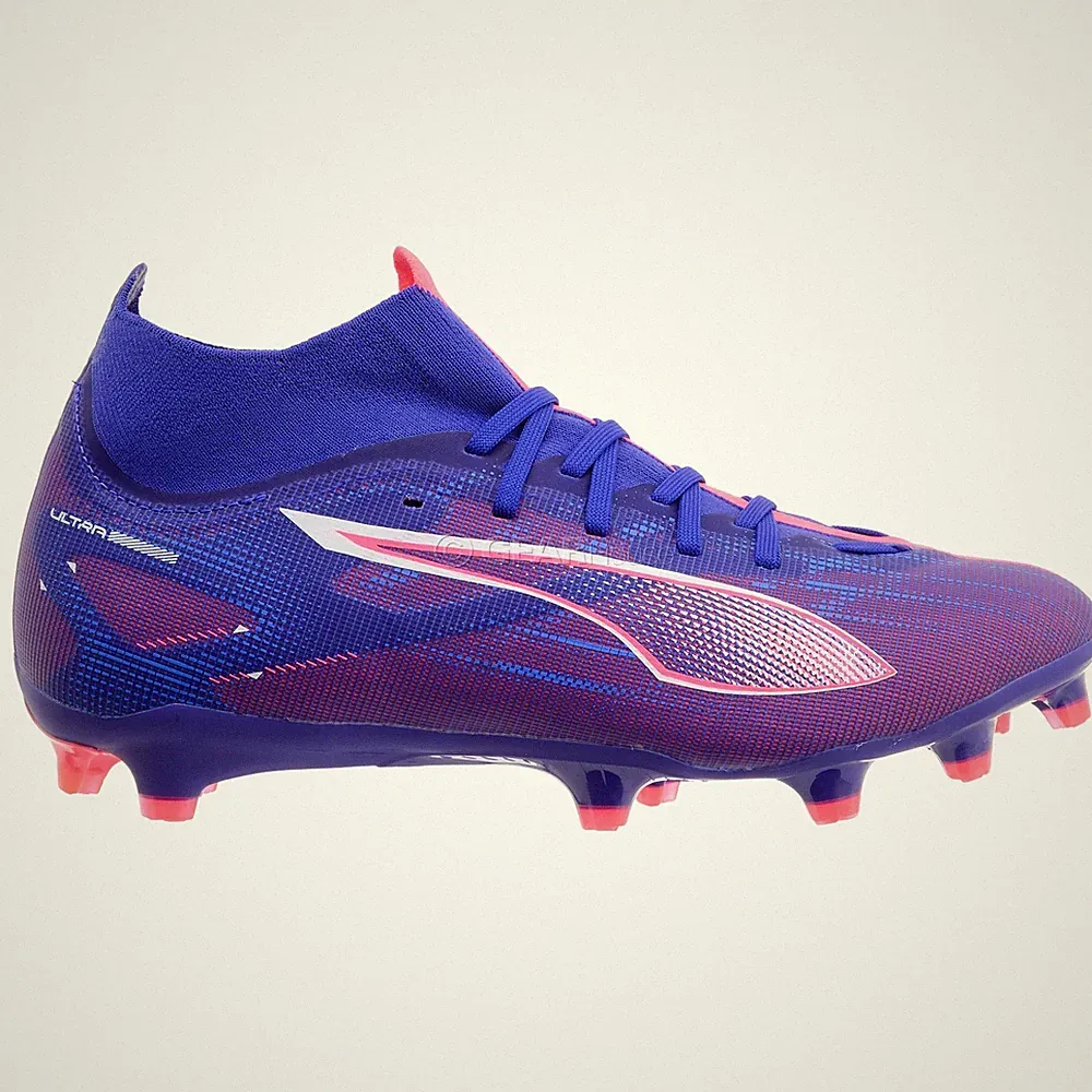 PUMA Ultra 5 Match+ Plus FG Womens Soccer Cleats, Blue Purple, Pick Size