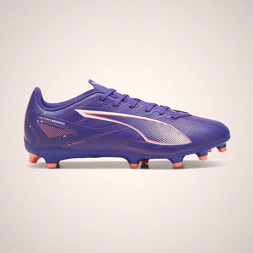 PUMA Ultra 5 Play Firm GroundArtificial Ground Soccer Cleats Mens Purple Sneaker