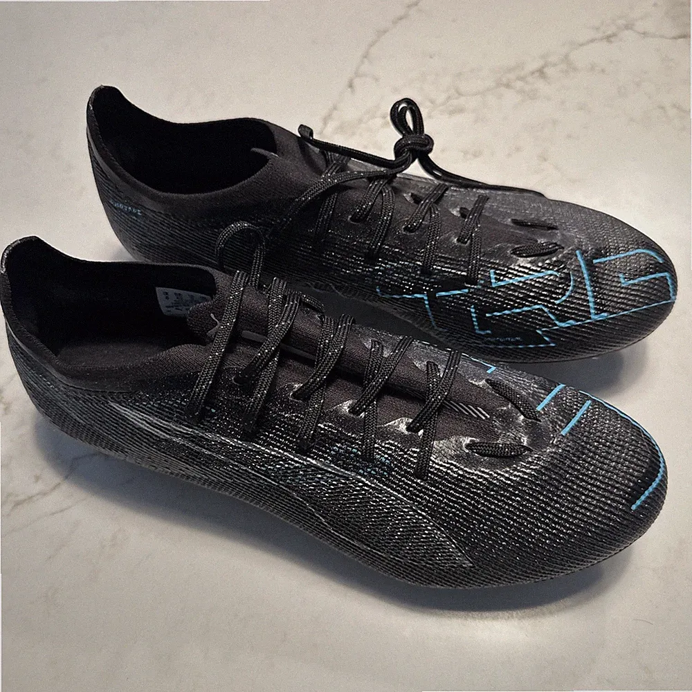 Puma ULTRA 5 Pro FG AG Blue Black Soccer Cleats Men's Size 9 108161-02