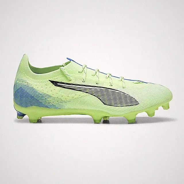 PUMA Ultra 5 Pro Firm GroundArtificial Ground Soccer Cleats Mens Green Sneakers