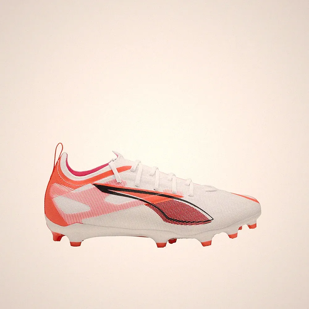 PUMA Ultra 5 Pro Soccer Cleats Youth Boys White Sneakers Athletic Shoes 10816501