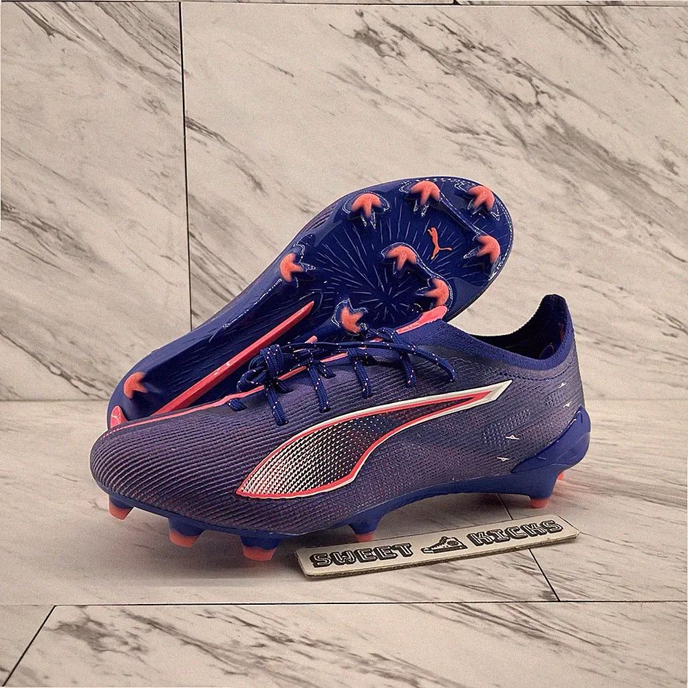 Puma Ultra 5 Ultimate 107691-01 Women's Purple Firm Ground Soccer Cleats Sz 7.5