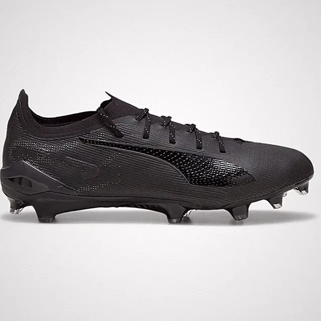 PUMA Ultra 5 Ultimate Firm Ground Soccer Cleats Mens Black Sneakers Athletic Sho
