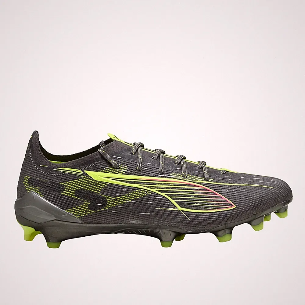PUMA Ultra 5 Ultimate Firm Ground Soccer Cleats Mens Silver Sneakers Athletic Sh