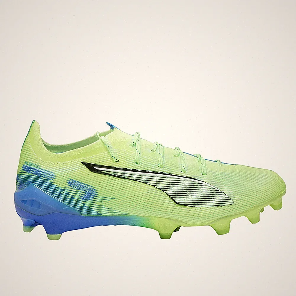 PUMA Ultra 5 Ultimate Firm Ground Soccer Cleats Mens Yellow Sneakers Athletic Sh